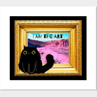 I am the art - cat Posters and Art